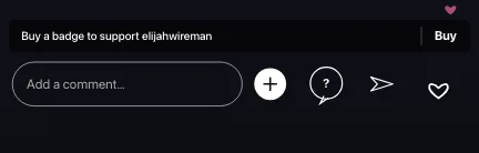 Fake Instagram Live bottom bar showing Add a comment field and reaction controls